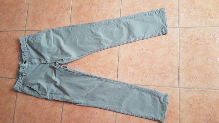 Jeans slim homme 42 kaki Kiabi