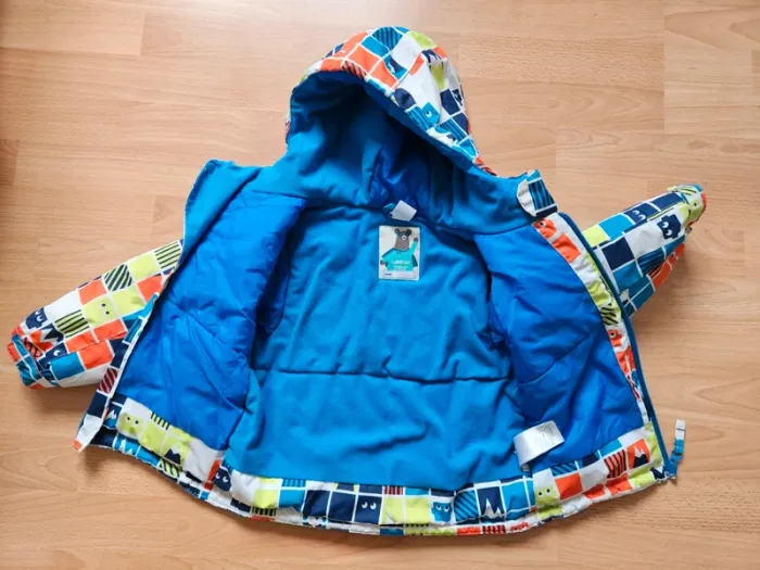 Manteau multicolore ski 3 ans - photo numéro 3