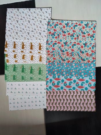 #8 / lot de 30 feuilles papier cartonné 15x21 cm thème noel