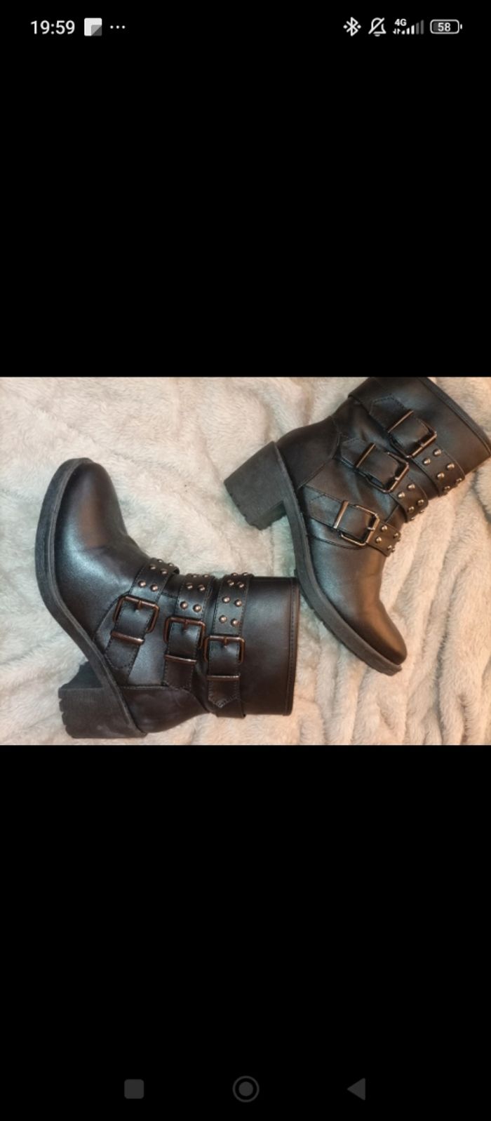 bottines rock femme
