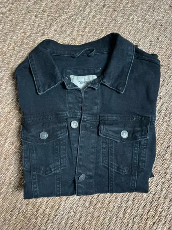 Veste en jeans noir - homme - taille S
