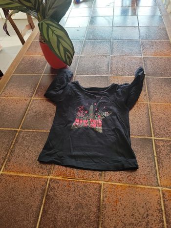 Tee shirt manches longues New York étoiles