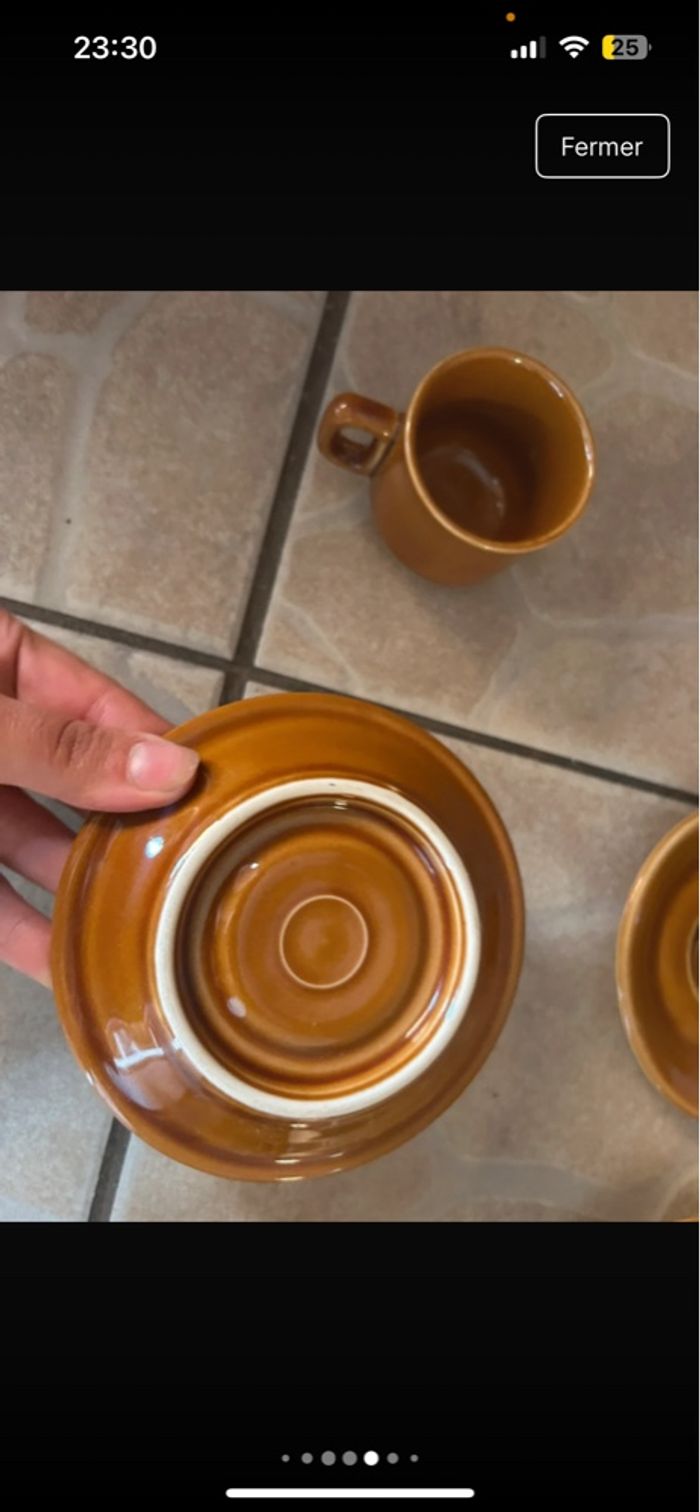 Services de9 tasse avec les sous tasse - photo numéro 6