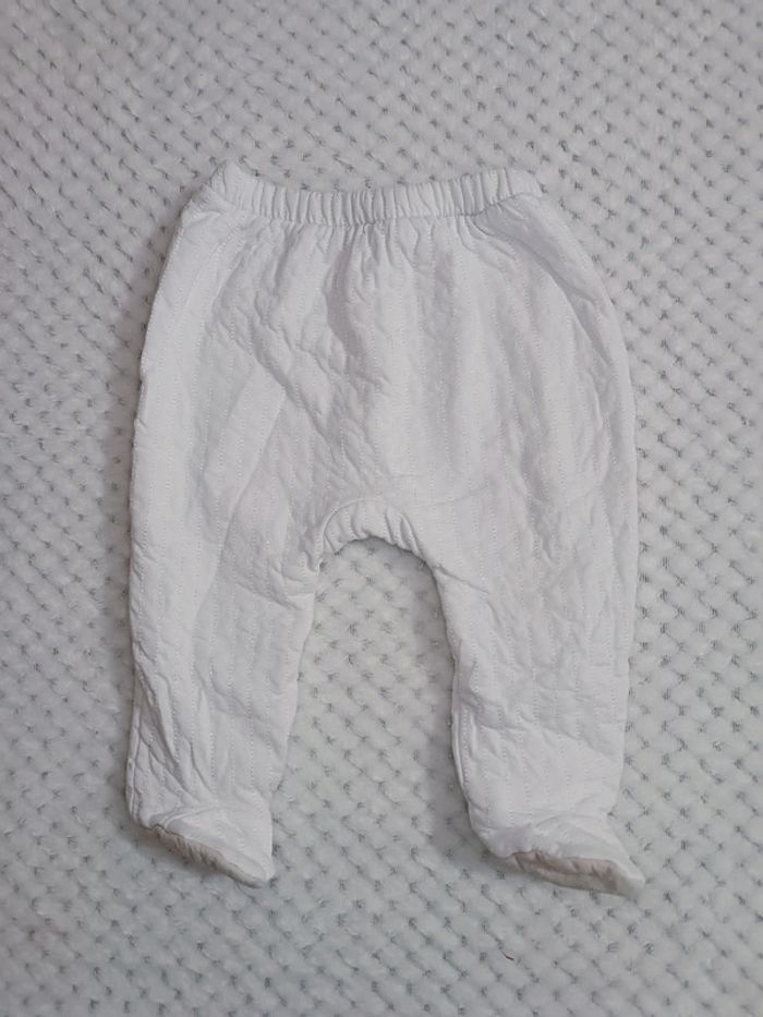 🔸 Pantalon blanc Linvosges - 6 mois 🔸