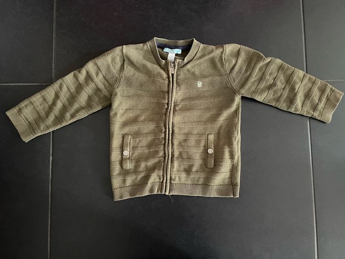 Gilet zippé garçon Obaibi 23 mois
