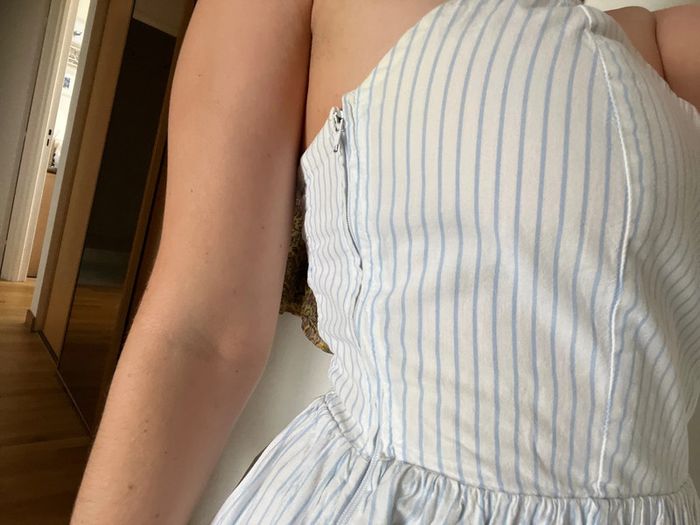Robe bustier à rayures - photo numéro 5