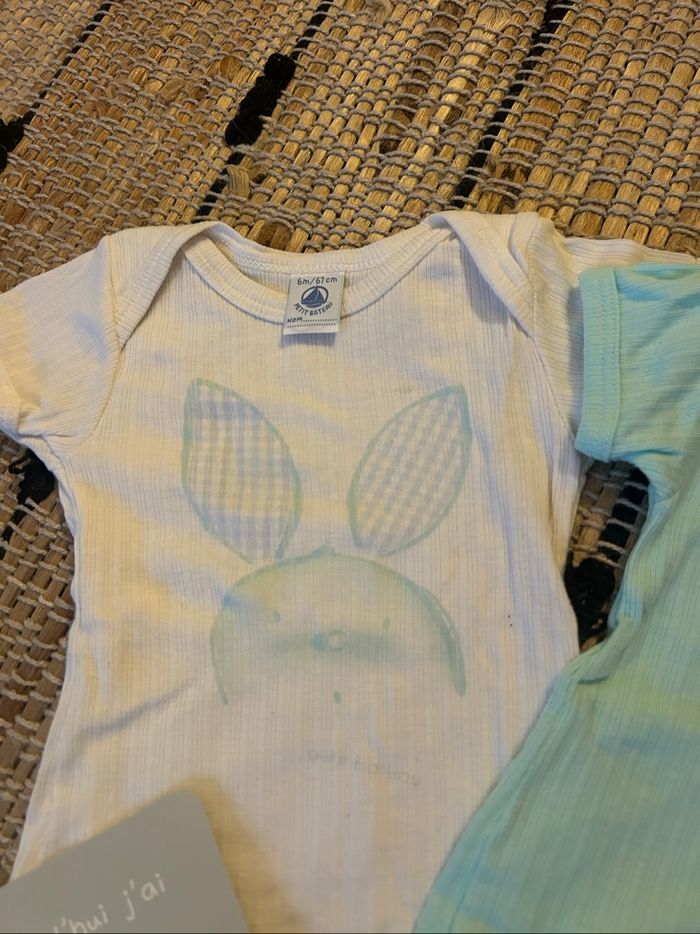 Lot bodies 6 mois petit bateau - photo numéro 2