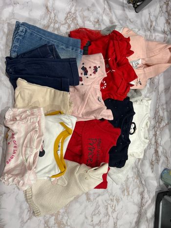 Lot de vêtements bébé fille 6 mois hivers 