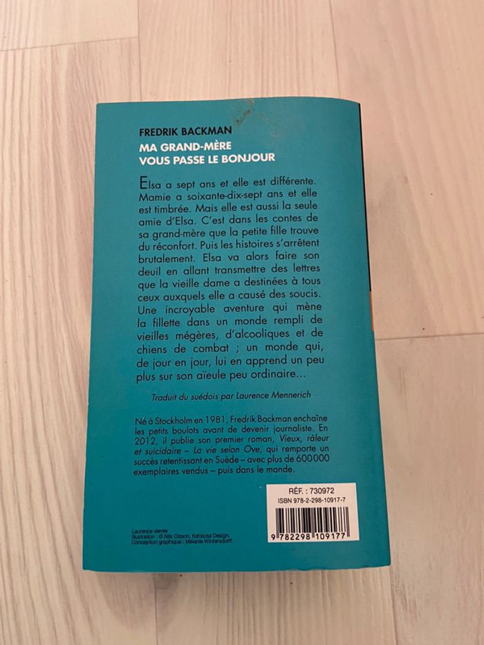Ma grand-mère vous passe le bonjour - Fredrik Backman - photo numéro 2
