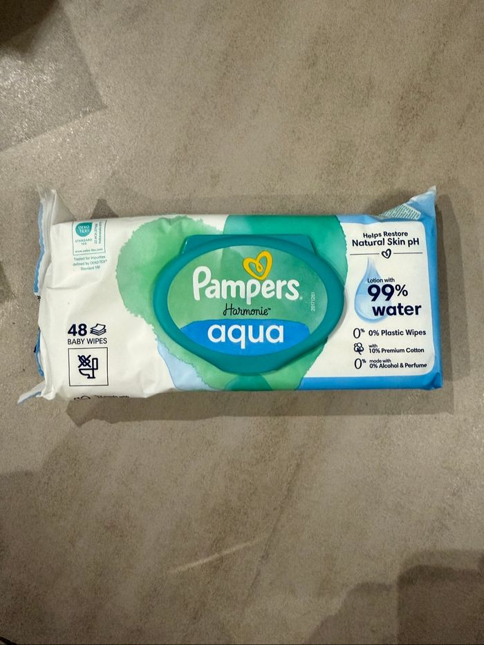 Carton de 672 lingettes Pampers Harmonie Aqua