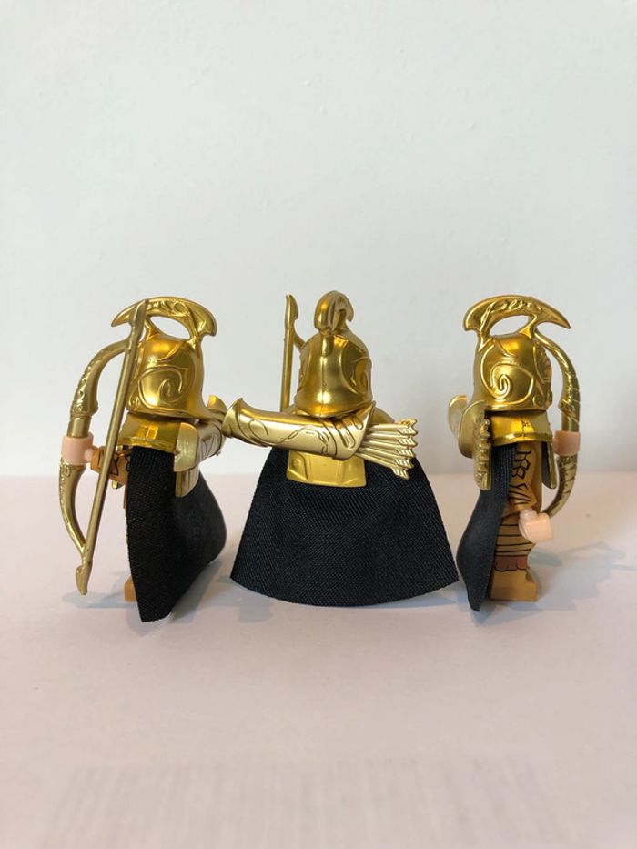Figurine type lego 4elfes archers.le seigneur des anneaux - photo numéro 2