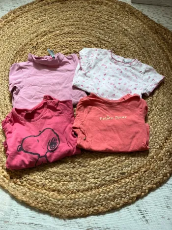 Lot tee-shirt 9 mois