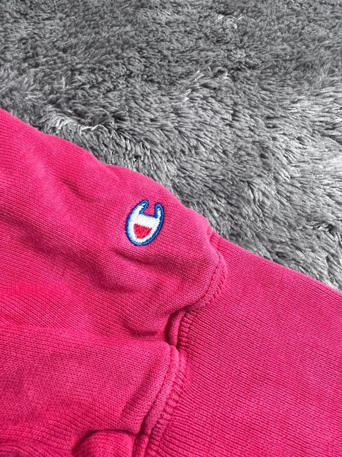 Pull sweat à capuche rose Champion Taille S - photo numéro 13