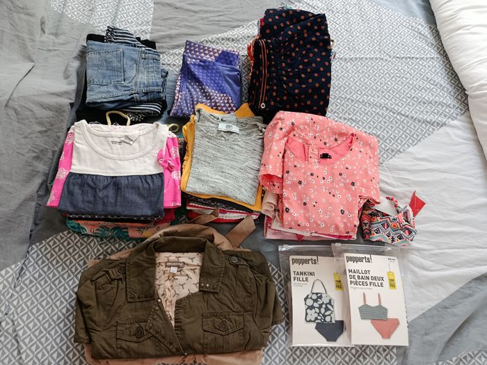 Gros lot de vêtements été fille taille 8 ans