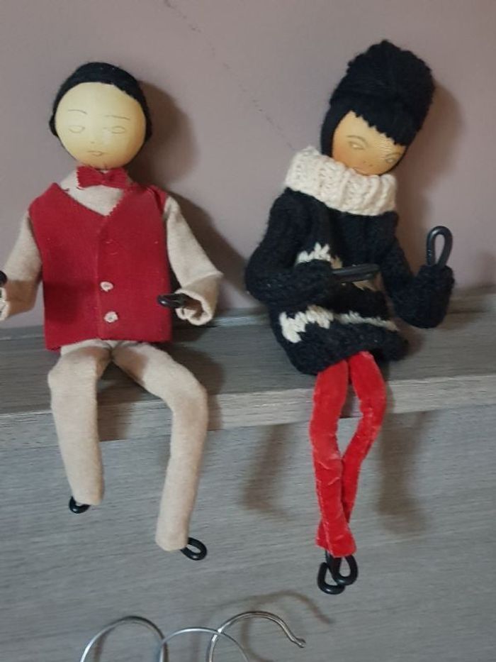 2 figurines faits main