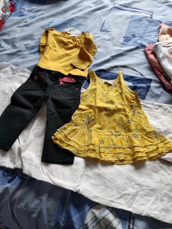 Lot vêtements fille de 3 mois a 18 mois
