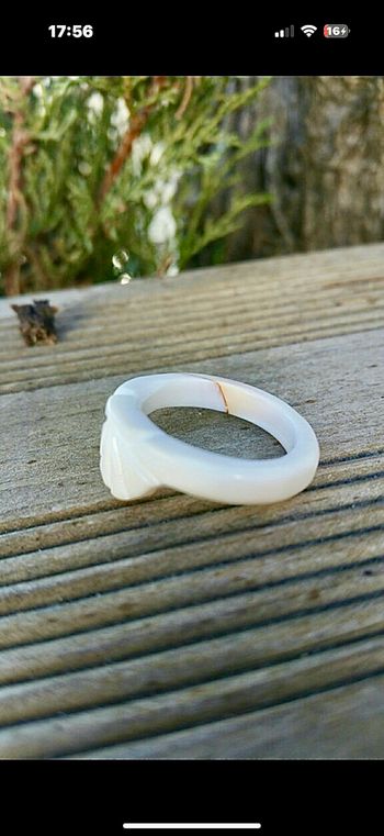 Bague tagua ivoire végétal