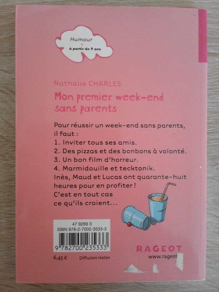 Livre "Mon premier week-end sans parents" - photo numéro 2