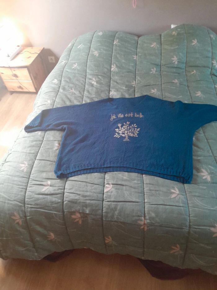 Pull maille crochet