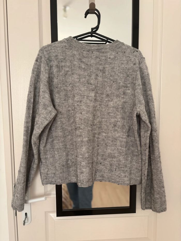 Pull gris H&M M - photo numéro 2