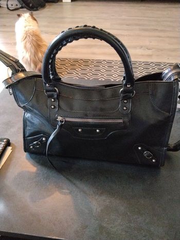 Cabas style balanciaga en cuir