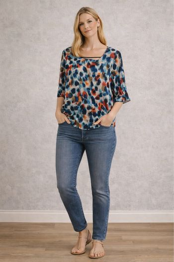 Blouse tachetée