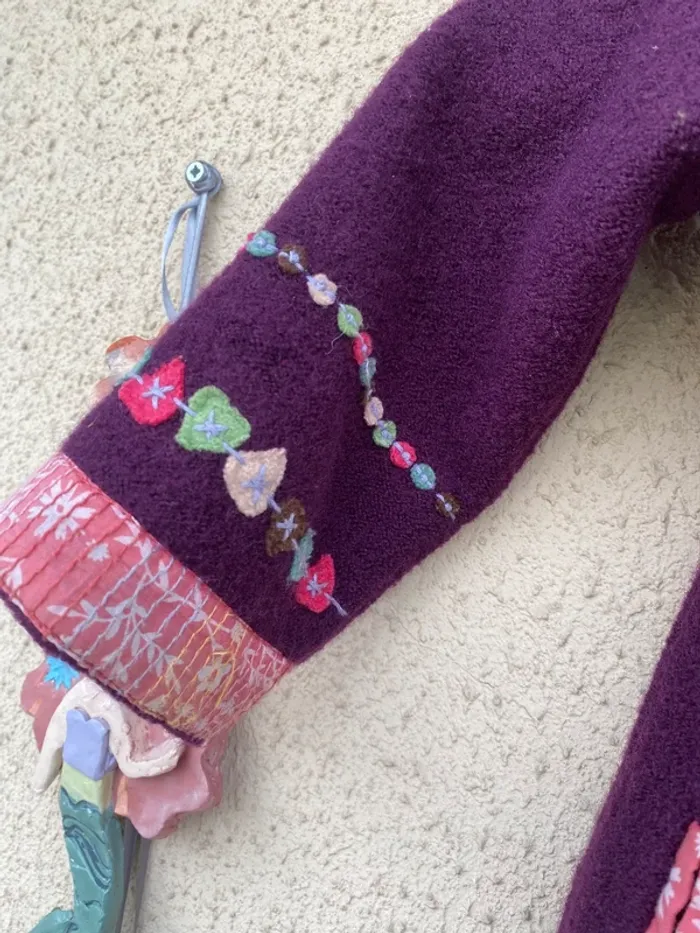 Beau manteau veste parka en pur laine DPAM 23 mois 2 ans - photo numéro 7