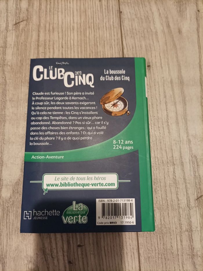 Livre "le club des cinq : la boussole du Club des Cinq" neuf - photo numéro 2