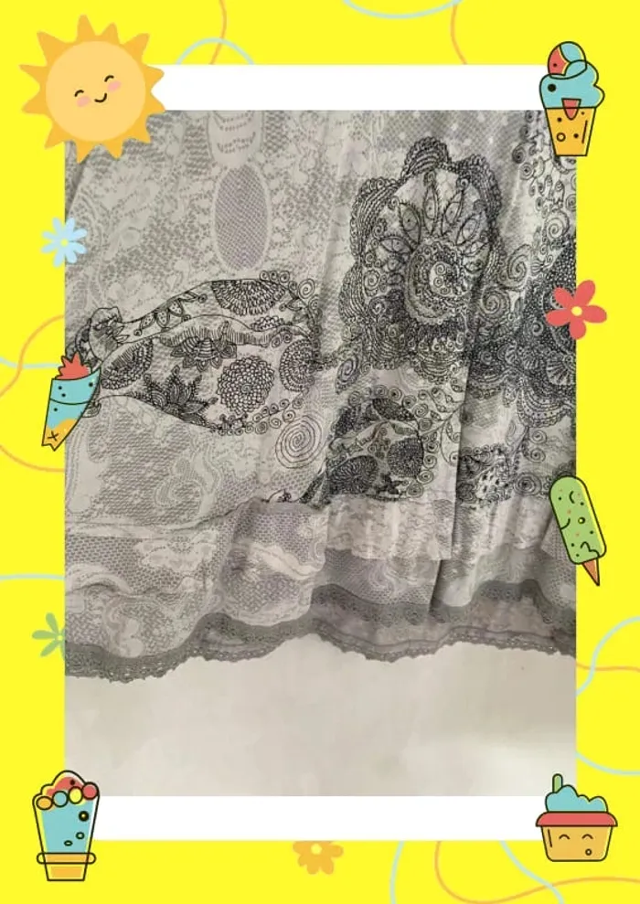 Robe grise Desigual manches courtes - photo numéro 3