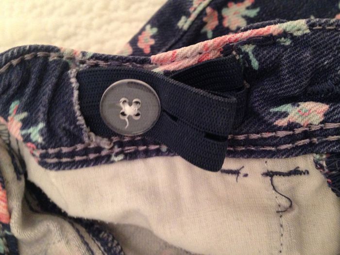 Jean's Marine Fleuri 4/5 Ans - photo numéro 3