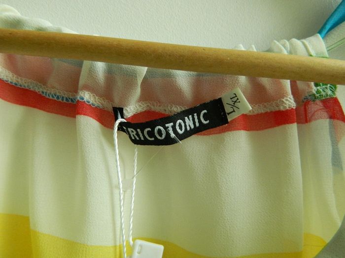 Débardeur T L/XL "Tricotonic" en soie neuf - photo numéro 2
