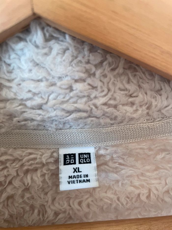 Vestle Polaire Uniqlo Blanche Taille L - photo numéro 2