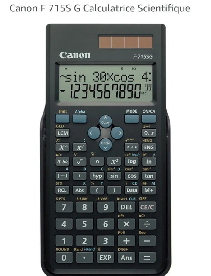 Calculatrice scientifique canon f 715SG - photo numéro 2