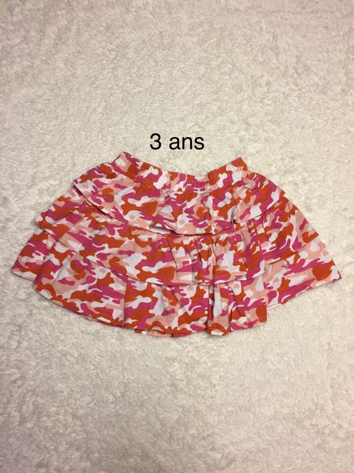 Jupe camouflage orange 3a
