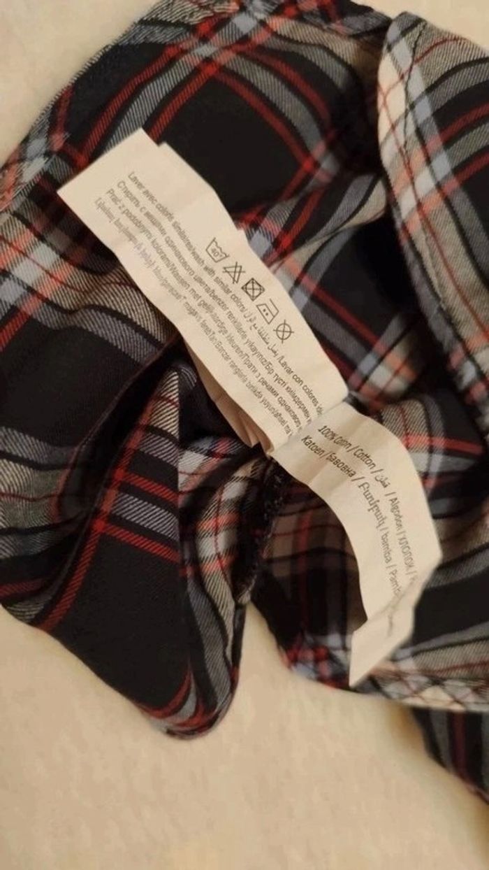 Chemise manches longues à carreaux style Camionneurs / Bûcherons T. 6 mois TAO 💮100% Coton - photo numéro 9