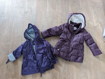Lot de 2 manteaux fille 5 ans