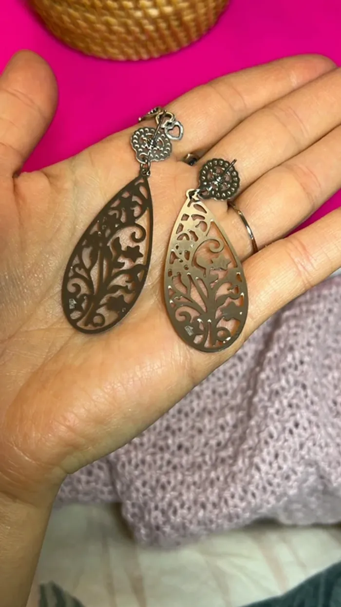 Boucles d’oreilles Lotus 💎 - photo numéro 3