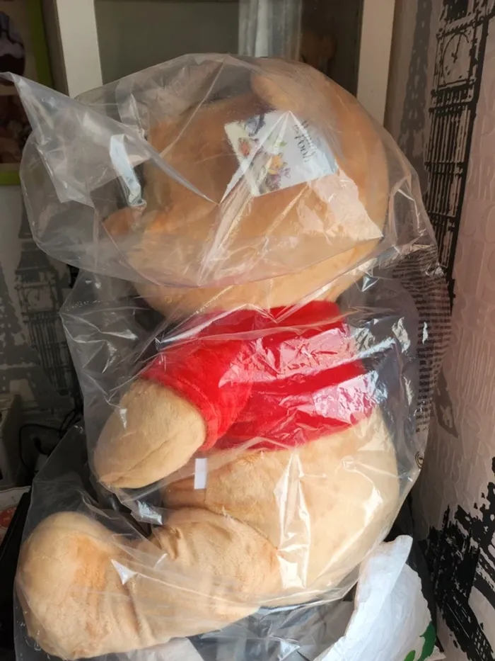 Peluche winnie 60 cm - photo numéro 4