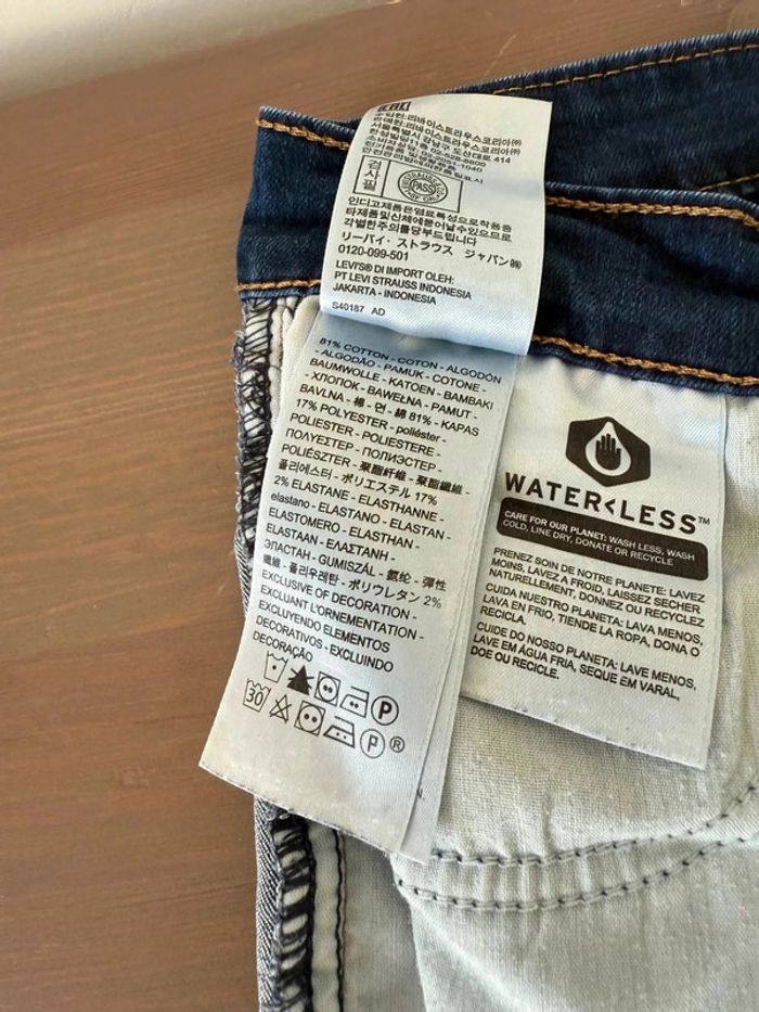 Superbe Jean Levi's 711 Skinny, taille W24 L32, en excellent état ! - photo numéro 5