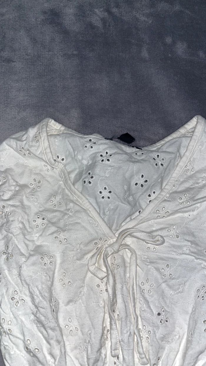 Blouses femme haut crème S 36 - photo numéro 2