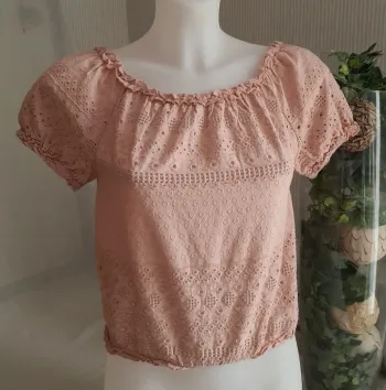 Top femme vieux rose taille S