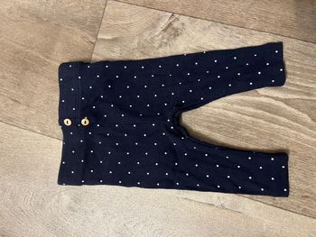 Legging, bleu, 3 mois, très bon état, kiabi