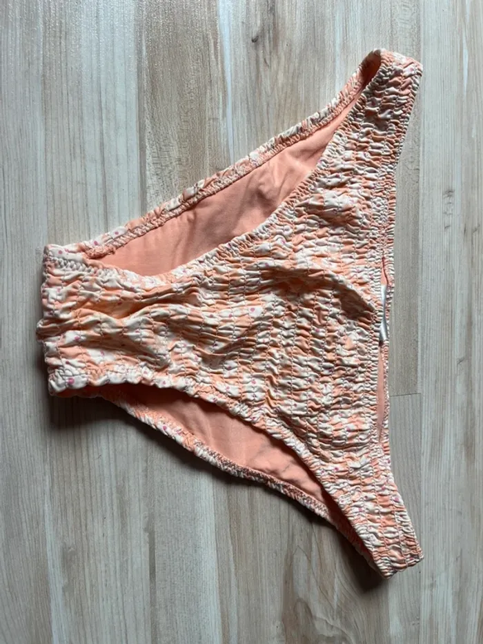 ensemble maillot de bain h&m fleurs corail pêche - photo numéro 5