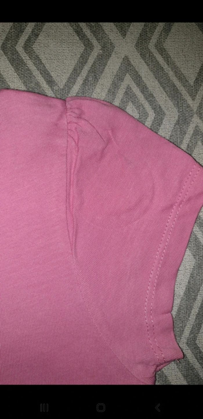 T-shirt fille 6 ans rose - photo numéro 8