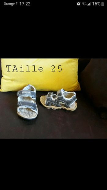 Sandales nu-pieds taille 25