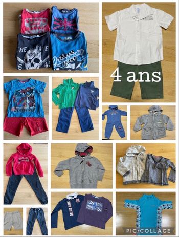 Lot vêtements garçon 4 ans