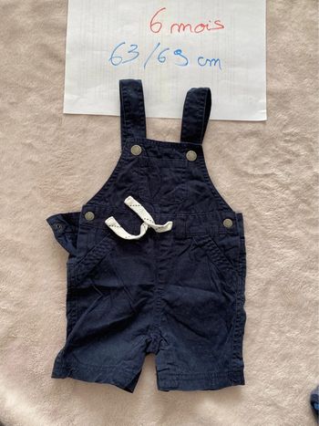Salopette short / courte - 6 mois - Kiabi - TBE