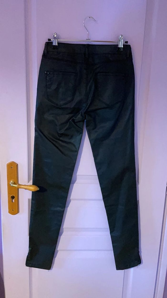 Jean femme effet ciré Etam Taille 34 - photo numéro 5