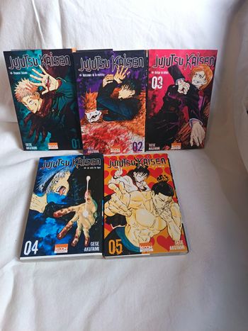 Lot de 5 manga Jujutsu kaisen