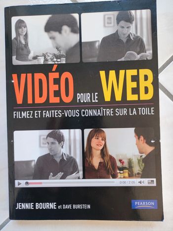 Livre montage vidéo pour le web / Pearson